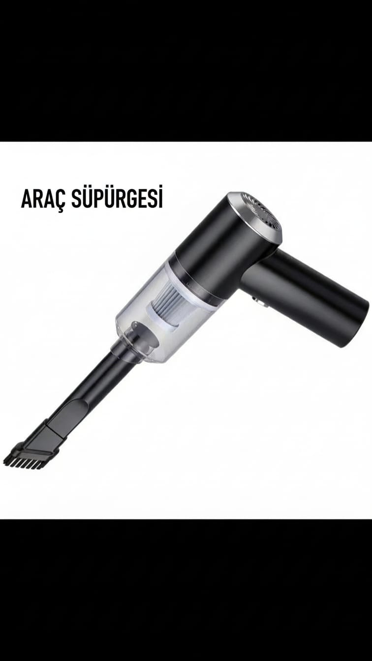 Taşınabilir Mini Şarjlı Elektrikli Süpürge  Güçlü ve Çok Yönlü Temizlik Yardımcınız!