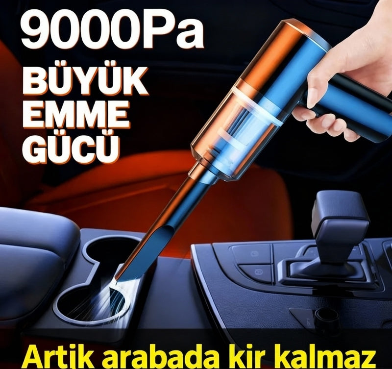 Taşınabilir Mini Şarjlı Elektrikli Süpürge  Güçlü ve Çok Yönlü Temizlik Yardımcınız!